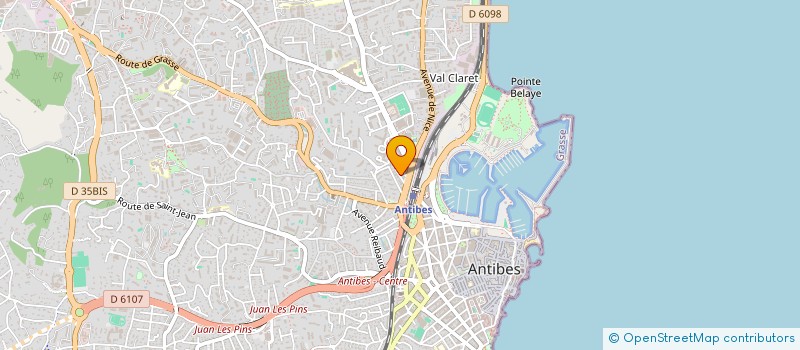 localisation de l'entreprise MADAME FHATIM TOURE  ANTIBES