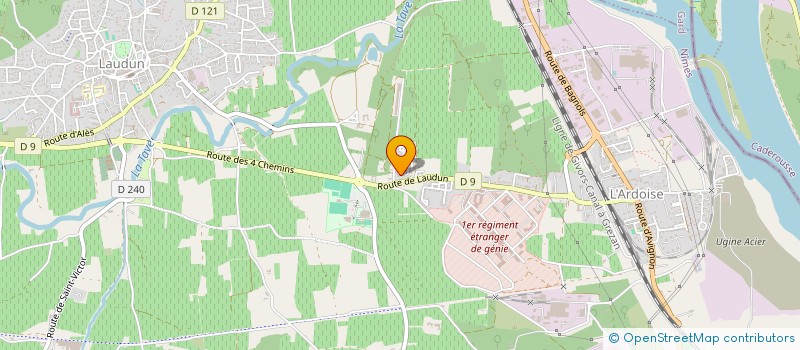 localisation de l'entreprise MADAME FIACRINE MOUGNIOTTE à LAUDUN-L'ARDOISE