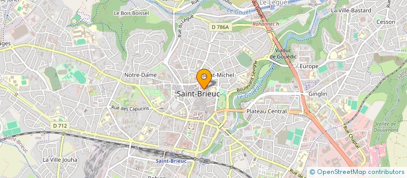 localisation de l'entreprise MADAME FIAMETTA LEMARCHAND  SAINT-BRIEUC