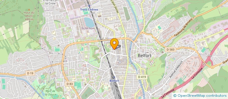 localisation de l'entreprise MADAME FIAMETTA MANDE à BELFORT