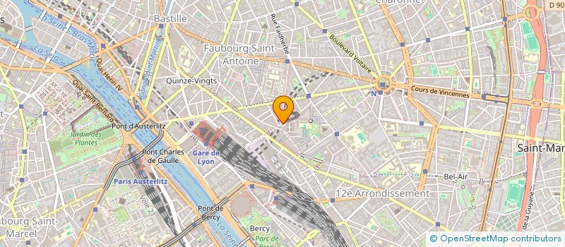 localisation de l'entreprise MADAME FIAMMA BENNETT  PARIS