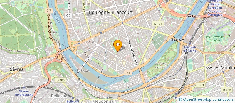 localisation de l'entreprise MADAME FIDA CHAHAT à BOULOGNE-BILLANCOURT