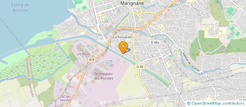 localisation de l'entreprise MADAME FIDALMA DE PIETRO à MARIGNANE