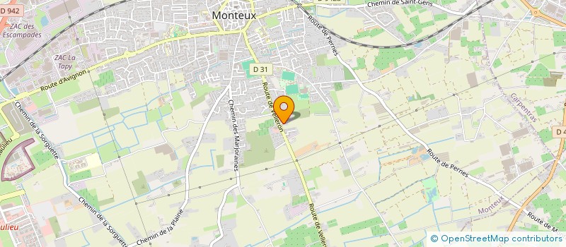 localisation de l'entreprise MADAME FIDEL GUTIERREZ à MONTEUX