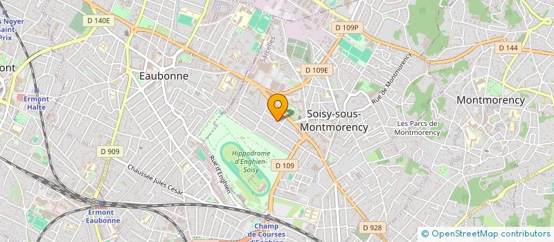 localisation de l'entreprise MADAME FIDELE AMEGNINOU  SOISY-SOUS-MONTMORENCY