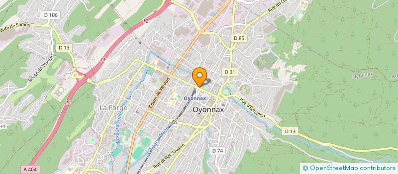 localisation de l'entreprise MADAME FIDELYNE DESMARETZ à OYONNAX