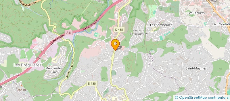 localisation de l'entreprise MADAME FIDJI DESPONT  VALLAURIS