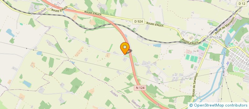 localisation de l'entreprise MADAME FIDJI JULIAN  GIMONT