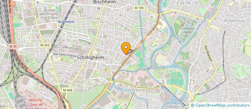 localisation de l'entreprise MADAME FIDJI MERLE  SCHILTIGHEIM