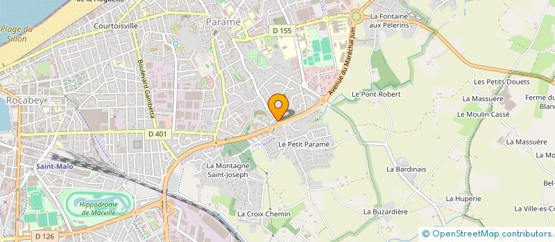 localisation de l'entreprise MADAME FIDJI ORTICA  SAINT-MALO