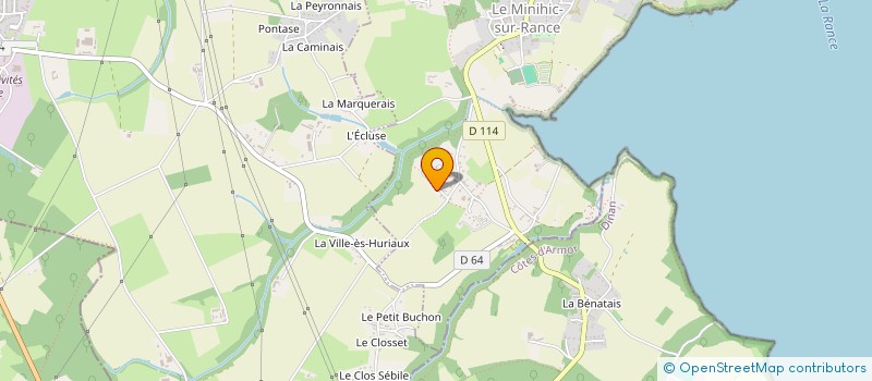 localisation de l'entreprise MADAME FIFAMIN KOUKOUI  LE MINIHIC SUR RANCE