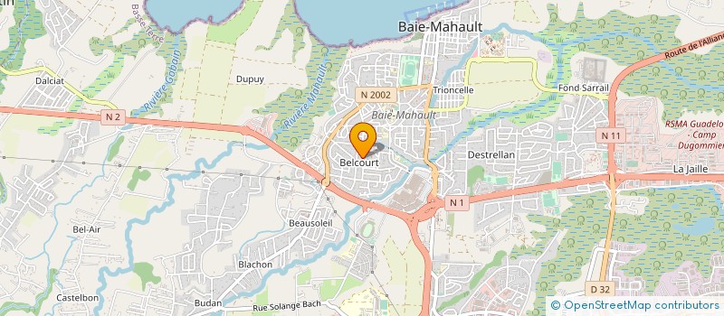 localisation de l'entreprise MADAME FIFIE SALAME  BAIE MAHAULT