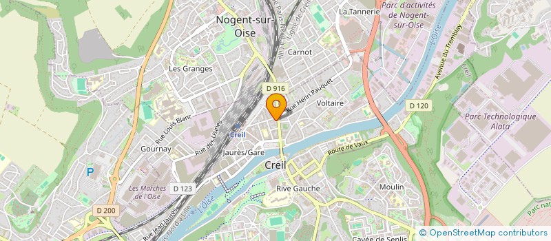 localisation de l'entreprise MADAME FIGEN AYDIN  CREIL