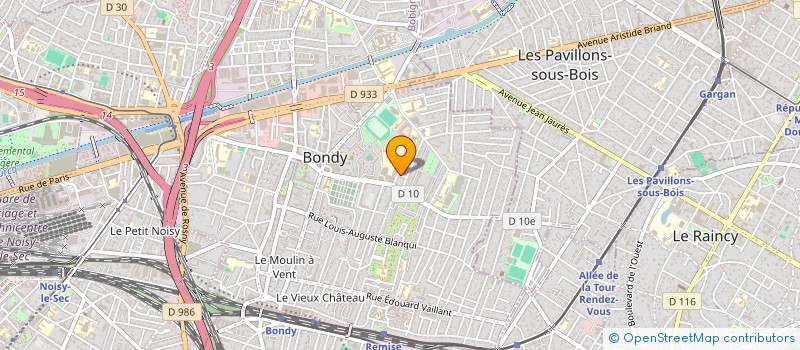 localisation de l'entreprise MADAME FIIAMA TROIAN EPOUSE PROCA  BONDY