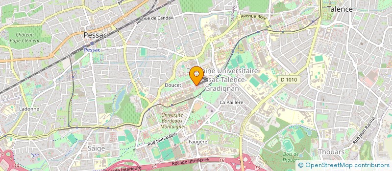 localisation de l'entreprise MADAME FIKRTA TESFAY BERHANU  PESSAC