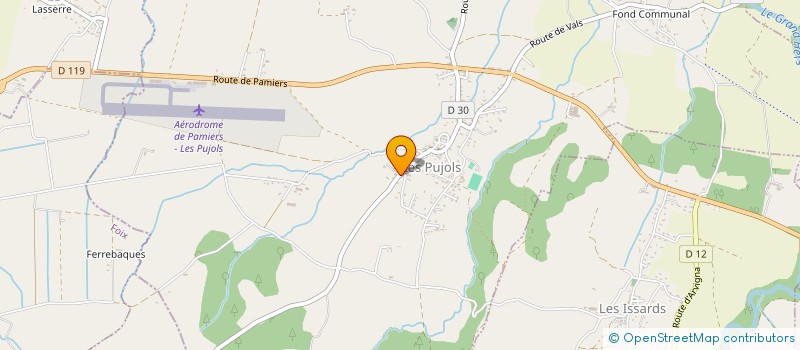 localisation de l'entreprise MADAME FILIPA CORREIA TEIXEIRA à LES PUJOLS