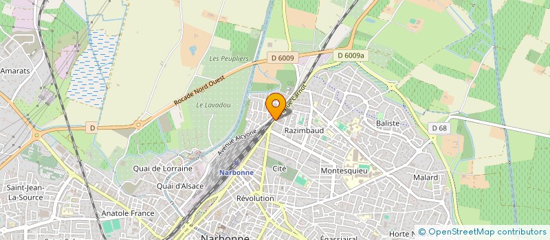 localisation de l'entreprise MADAME FILIPA DA SILVA SANTOS à NARBONNE