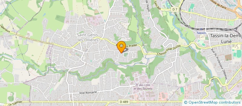 localisation de l'entreprise MADAME FILIPA DE MATOS URBANO  SAINT-GENIS-LES-OLLIERES