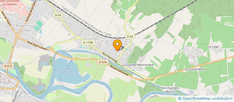 localisation de l'entreprise MADAME FILIPA VIEIRA DA SILVA  NOYERS-SUR-CHER