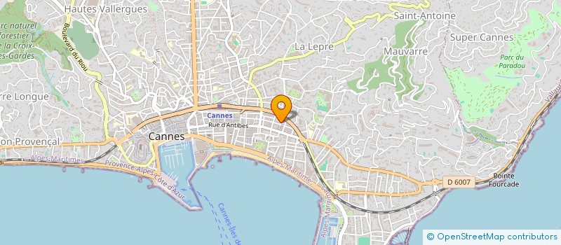 localisation de l'entreprise MADAME FILIPPA DI PATTI à CANNES