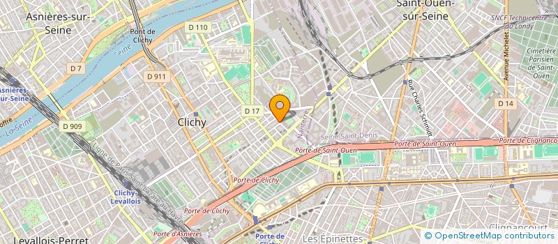 localisation de l'entreprise MADAME FILIZ ALTAN à CLICHY