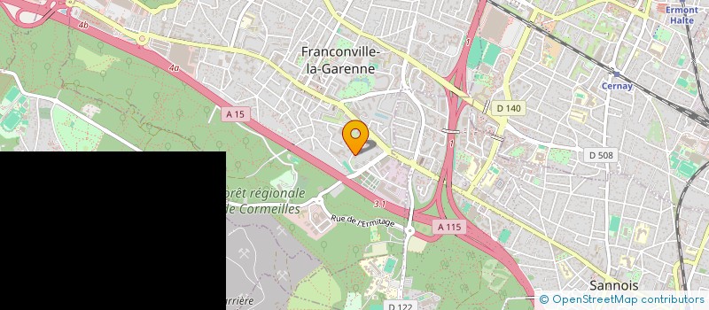 localisation de l'entreprise MADAME FILIZ YILDIZ  FRANCONVILLE