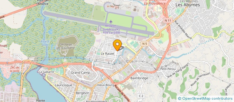 localisation de l'entreprise MADAME FILLOTTE URSULET à LES ABYMES