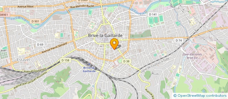 localisation de l'entreprise MADAME FILOE BRIAND  BRIVE-LA-GAILLARDE