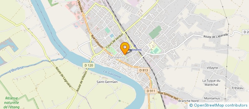 localisation de l'entreprise MADAME FILOMENA DIAS  TONNEINS