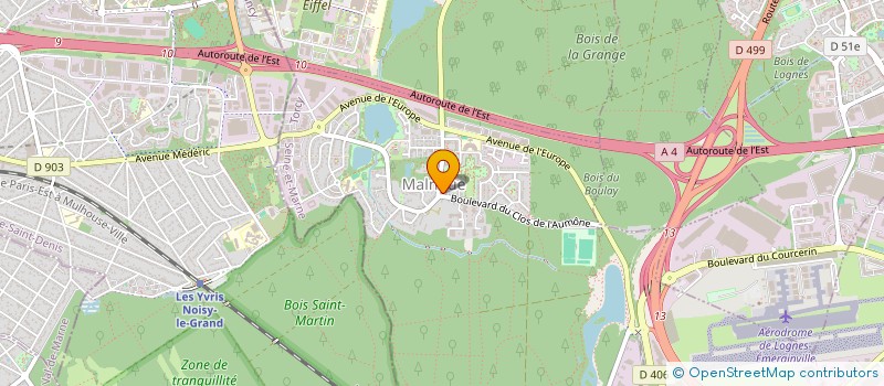 localisation de l'entreprise MADAME FILOMENA PEREIRA CHAVES LOPES  EMERAINVILLE