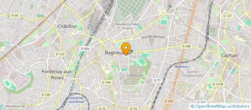 localisation de l'entreprise MADAME FILY DIAKITE à BAGNEUX