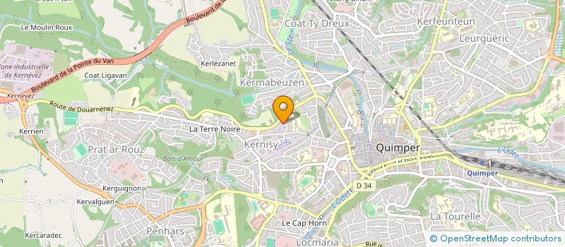 localisation de l'entreprise MADAME FINANCE MILFORT à QUIMPER