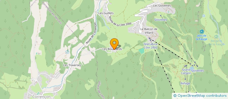 localisation de l'entreprise MADAME FINET PELLET à VILLARD-DE-LANS