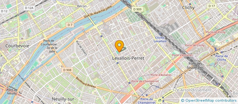 localisation de l'entreprise MADAME FINEZA MATEUS SILVA à LEVALLOIS-PERRET