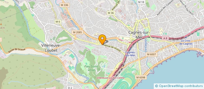 localisation de l'entreprise MADAME FIONA BALIA à CAGNES-SUR-MER