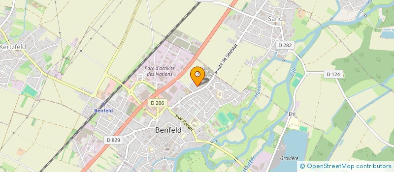 localisation de l'entreprise MADAME FIONA BECK  BENFELD