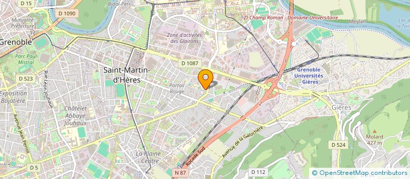 localisation de l'entreprise MADAME FIONA BELABBAS à SAINT-MARTIN-D'HERES