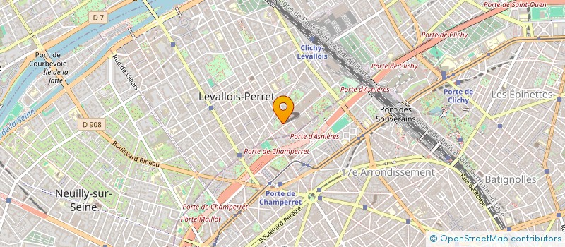 localisation de l'entreprise MADAME FIONA BELLIL à LEVALLOIS-PERRET