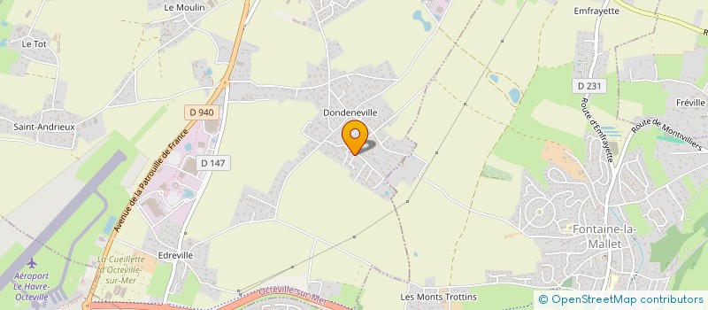 localisation de l'entreprise MADAME FIONA BERGER  OCTEVILLE-SUR-MER