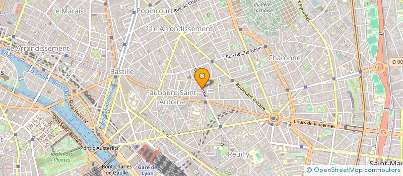 localisation de l'entreprise MADAME FIONA BERNARD  PARIS