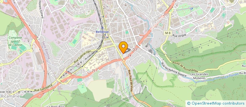 localisation de l'entreprise MADAME FIONA BOGI à SAINT-ETIENNE