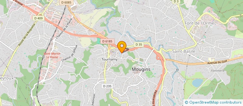 localisation de l'entreprise MADAME FIONA BONNET à MOUGINS
