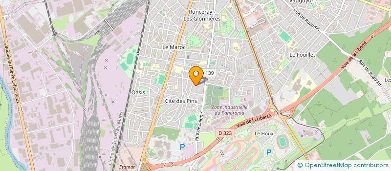 localisation de l'entreprise MADAME FIONA BOUCHER à LE MANS