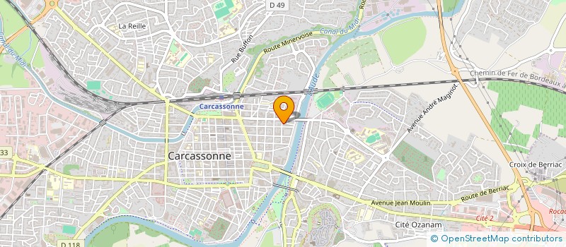 localisation de l'entreprise MADAME FIONA CARON  CARCASSONNE