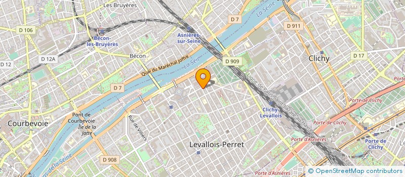 localisation de l'entreprise MADAME FIONA CAUVIN à LEVALLOIS-PERRET