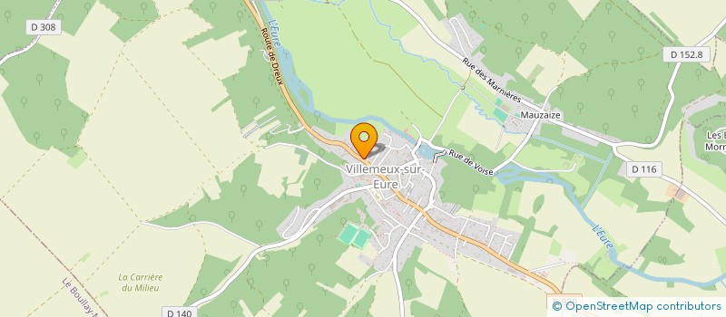 localisation de l'entreprise MADAME FIONA CECCARELLI à VILLEMEUX-SUR-EURE