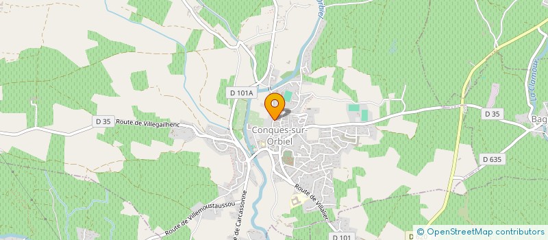 localisation de l'entreprise MADAME FIONA CHELIHI  CONQUES-SUR-ORBIEL