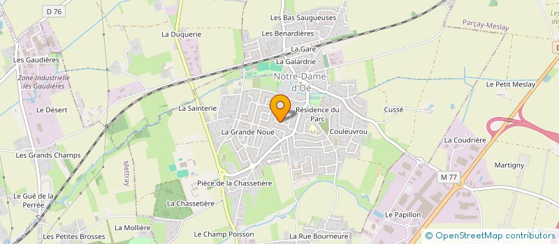 localisation de l'entreprise MADAME FIONA CLAMENS  SAINT-CYR-SUR-LOIRE