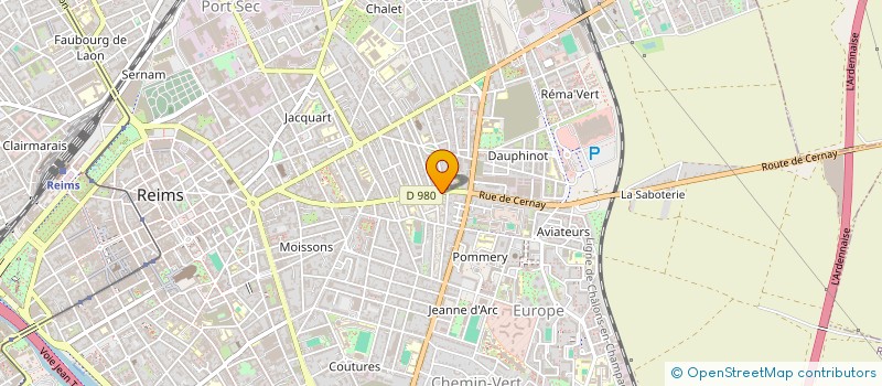 localisation de l'entreprise MADAME FIONA CLARENCE FORTUNO  REIMS