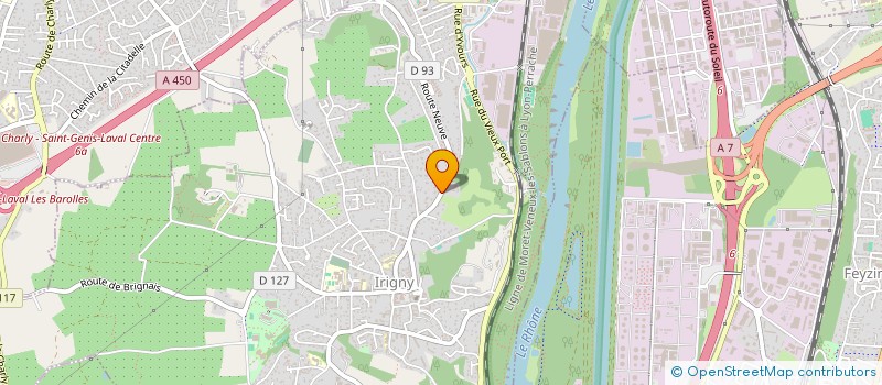 localisation de l'entreprise MADAME FIONA COLAVIN  SAINT-GENIS-LAVAL